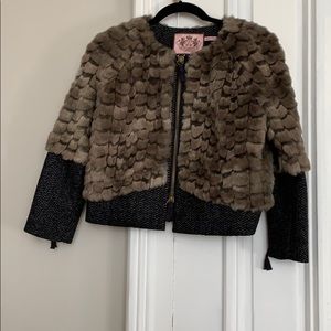 Faux fur jacket